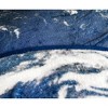 Toynk Planet Earth Round Fleece Throw Blanket | 60 Inches - image 2 of 4