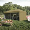 10'x 20' Pop up Canopy Tent with 210 D Oxford Fabric, Portable Instant Canopy with 4Pcs Sidewalls - 2 of 4
