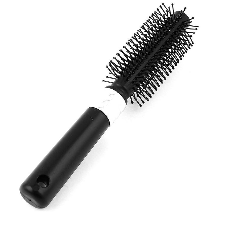 Unique Bargains Plastic Handle Round Hairbrush Salon Styling Bristles Hair Combs, 2 of 6