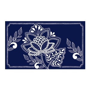 Evergreen August Washable Indoor/ Outdoor Mat Indoor and Outdoor Home Decor - 1 of 1