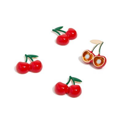 U Brands 4ct Cherry Magnets Red