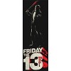 Friday the 13th 13 Logo Men's Black Graphic Sleep Pajama Pants - 2 of 4