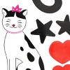 Slickblue Decorative Cat Love Wall Sticker – Waterproof Vinyl Decal for Smooth Surfaces, Easy to Apply (13x23.5") - 3 of 3