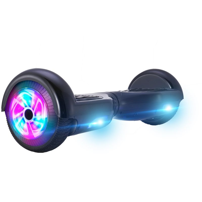 GlareWheel M2 Hoverboard Light Up Wheels Bluetooth Black, 1 of 7