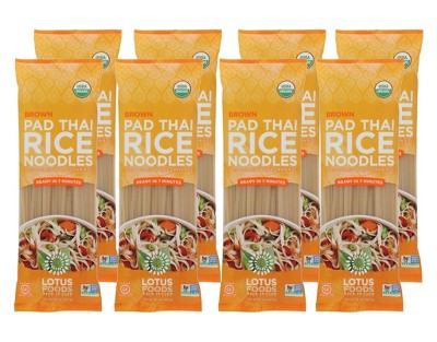 Lotus Foods Organic Brown Rice Pad Thai - Case Of 8/8 Oz : Target