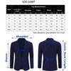 Men's Casual Sport Coat Lightweight Linen Blazer One Button Business Suit Jackets Stylish Daily Suits - 4 of 4