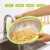 Colander Stainless Steel Microporous, 2QT Rice Strainer with Mixing Bowl, Rice Washer Bowl Set with Handle - 2 of 4