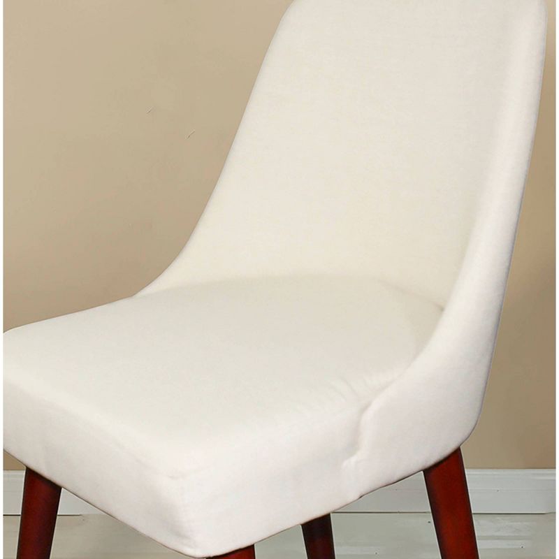 Armless Accent Chair Cream - Ore International, 3 of 4