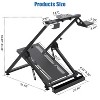 Racing Wheel Stand with Shifter Bracket - Height Adjustable Foldable Simulator Stand, Universal Carbon Steel Frame for Logitech/Thrustmaster/Fanatec - 4 of 4
