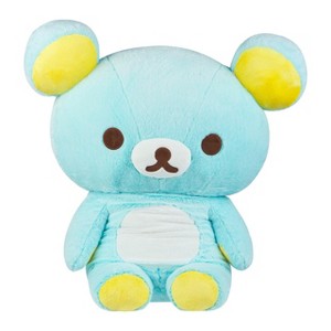 Rilakkuma San-X Original Long Pile Sherbet Series JUMBO Plush - Blue - 1 of 4