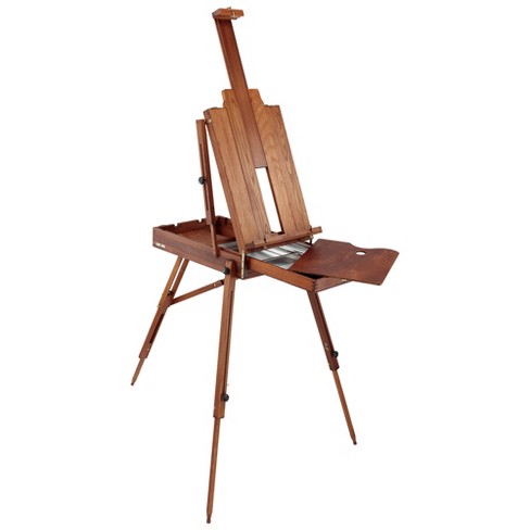Deluxe Table Easel and Sketch Box Walnut Finish, Soho