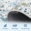 Area Rugs for Living Room Bedroom Modern Abstract Machine Washable Rug Soft Low Pile Non Slip Rug - 4 of 4