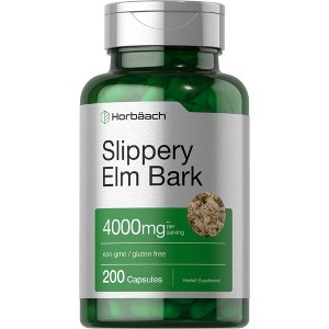 Horbaach Slippery Elm Bark 4000mg | 200 Capsules - 1 of 3