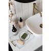 Attop 12"x16" Clear Acrylic Serving Tray with Golden Handles, Huge Capacity Sturdy Acrylic Tray - 4 of 4
