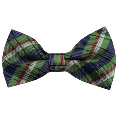 Men's Plaid Color 2.75 W And 4.75 L Inch Pre-Tied adjustable Bow Ties