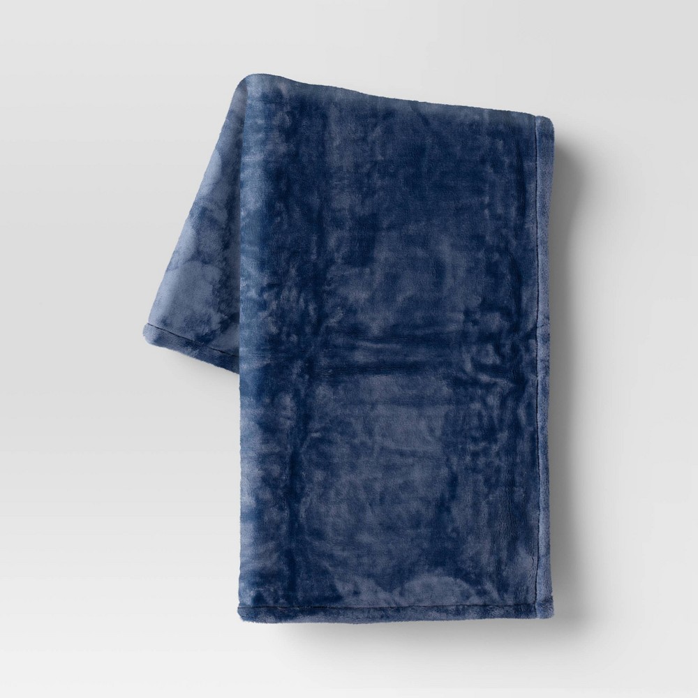 Photos - Duvet Oversized Primalush Throw Blanket Blue - Threshold™