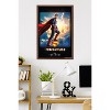 Trends International DC Studios Superman (2025) - Standing One Sheet Framed Wall Poster Prints Mahogany Framed Version 22.375" x 34" - 2 of 4