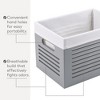 Creative Scents Wooden Gray Storage Bins - 4 of 4