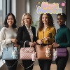 Mochi Monster 4-Pack Plush Toys wih Keychain Charm – Cute Collectible Toy in Green, Lilac, Pink, Tan – Soft Stuffed Animal Bag Clip for Kids & Adults - 4 of 4