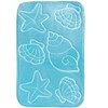 Home Mart Goods 3 Piece Light Blue Ultra Soft Thick Memory Foam Non-Slip Absorbent Bathroom Bath Mat Set - 3 of 4