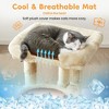 Heynemo Cat Tree, Multi-Level Cat Tower with Scratching Posts, Double Cat Bed, and Hanging Toys, Aesthetic Cat Furniture, Sisal Cat Scratcher - 4 of 4