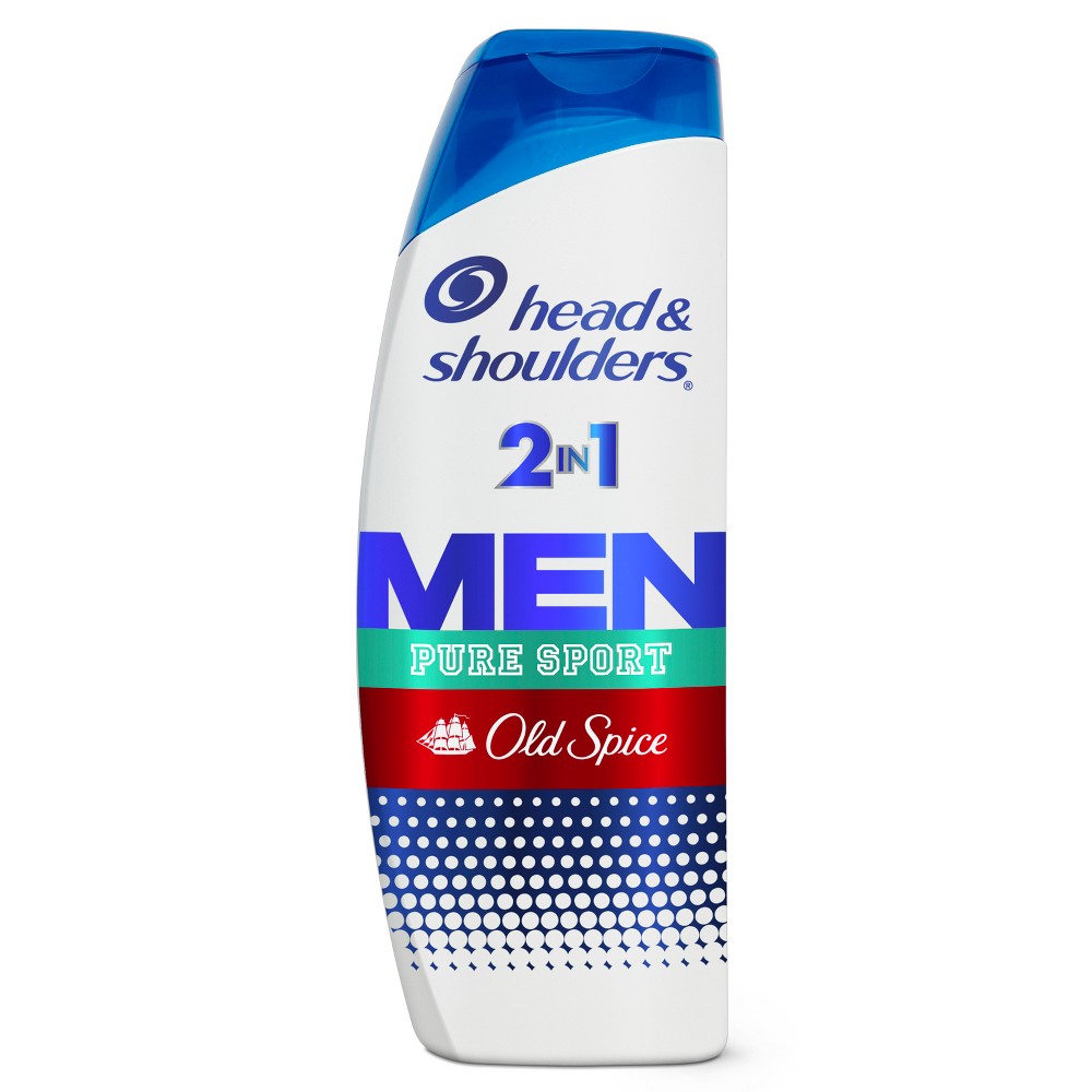 Photos - Hair Product Head & Shoulders Old Spice Pure Sport Anti-Dandruff 2-in-1 Shampoo + Condi 