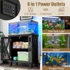 Whisen Aquarium Stand Fish Tank Stand Reptile Tank Stand with Power Station, Double-Glazed Doors, Fits 20 Gallon Tank - 4 of 4