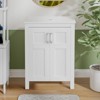 ELECWISH 24 in. W x 19 in. D x 36.4 in. H Freestanding Bath Vanity - 3 of 4