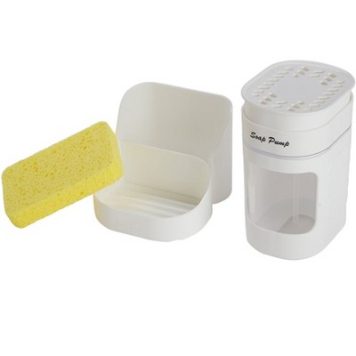 The Lakeside Collection Soap Dispenser with Storage Box