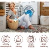 Washable Vintage Medallion Area Rug Non Slip Backing Stain Resistant & Low Pile Carpet for Bedroom Living Room Dining Room Bedroom - 3 of 4