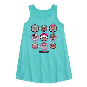 - LOL Surprise! - All Dolls Together Graphic Sleeveless Aline Dress - 1 of 3