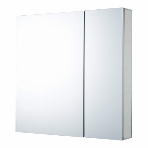 Fine Fixtures Bathroom Medicine Cabinet - Single Door, Recessed/Surface Mount - Right/Left Hinged - Mirrored Interior - 1 of 4