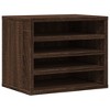 vidaXL Desk Organiser Brown Oak 14.2x10.2x11.6" Engineered wood - 2 of 4