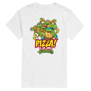 Men's - Teenage Mutant Ninja Turtles - Pizza! Short Sleeve Graphic T-Shirt - 1 of 4