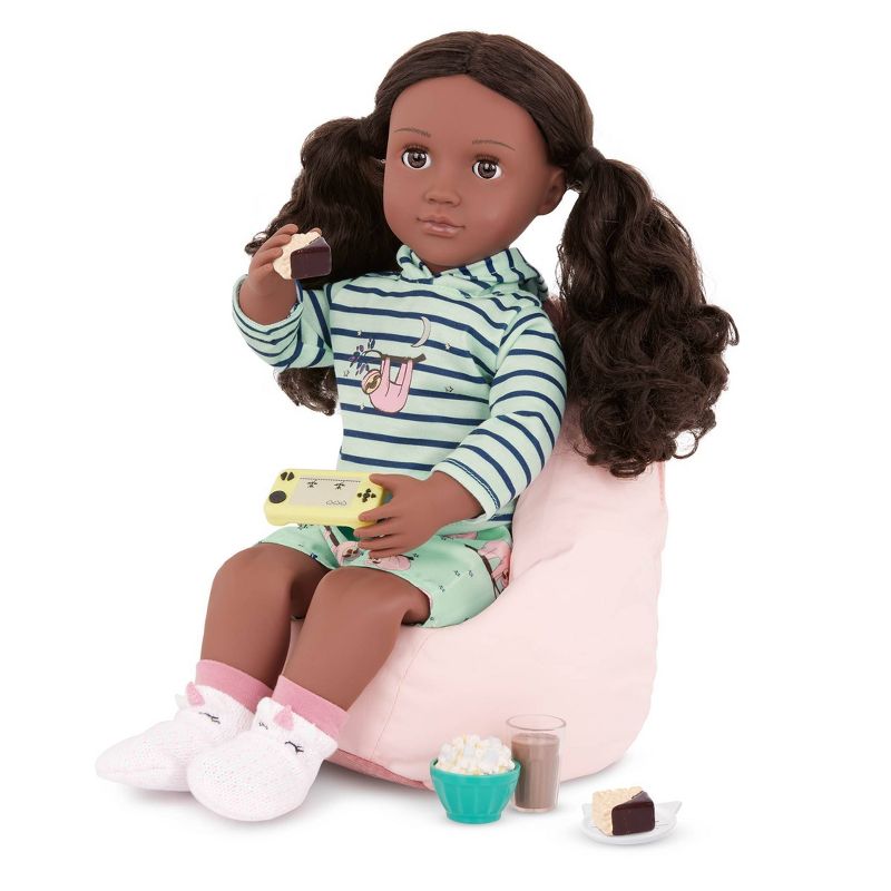 Our Generation Bean Bag Chair Furniture Accessory Set for 18&#34; Dolls, 5 of 7