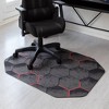 Anji Mountain 36"x48" Kaleidoscope Gaming Rug'D Chair Floor Mat: Durable, Skid-Resistant, Indoor Use - 4 of 4