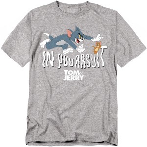 Tom And Jerry Movie In Pursuit Adult T-Shirt - 1 of 4