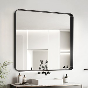 Lyngins Bathroom Mirrors,Wall Mirrors,Shatterproof Decorative Mirrors,Aluminum Alloy Anti-rust Vanity Mirrors for Bathroom,Bedroom - 1 of 4
