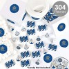Big Dot of Happiness Royal Prince Charming - Baby Shower or Birthday Party Candy Favor Sticker Kit - 304 Pieces - 2 of 4