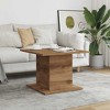 vidaXL Coffee Table White Engineered Wood Medium Modern Coffee Table - 3 of 4