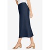 Jessica London Women's Plus Size Tummy Control Bi-Stretch Midi Skirt - 4 of 4