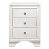 NicBex 3-Drawers Nightstand Wooden Bedside Table with 2 USB Ports Transitional Bedroom Furniture End Table for Living Room, Bedroom - 2 of 4
