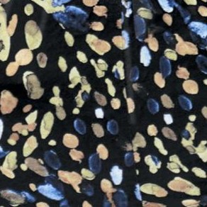 black abstract dot
