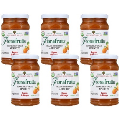 Fiordifrutta Organic Apricot Spread - Case of 6/8.82 oz