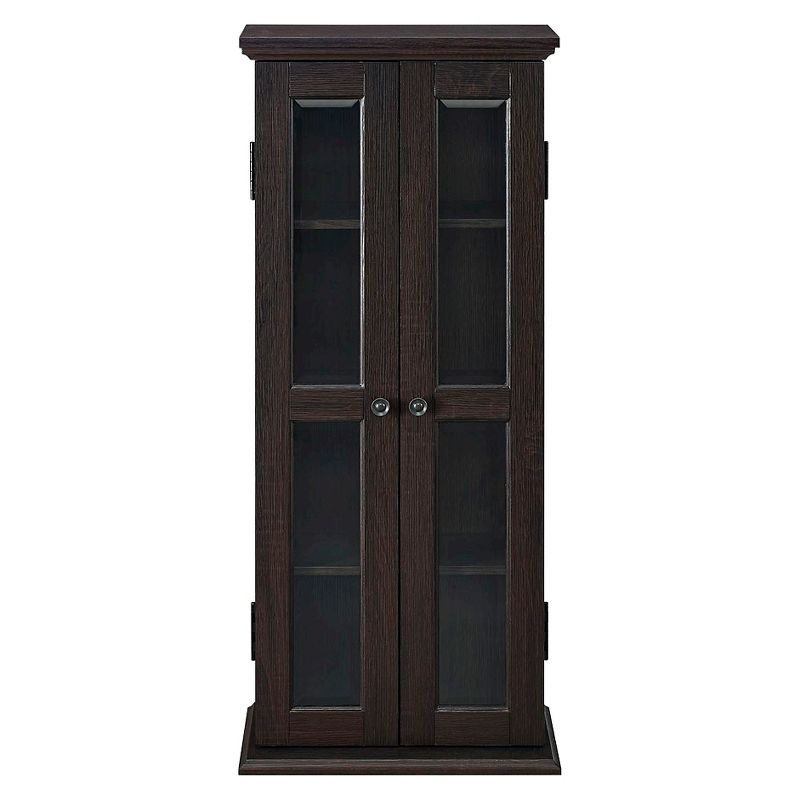 41" Wood Media Storage Tower Cabinet - Saracina Home, 4 of 6