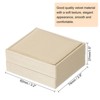 Leather Necklace Pendant Box Necklace Box for Jewelry Gifts, Vintage Pendant Storage Display Case Gift Boxes - 2 of 4