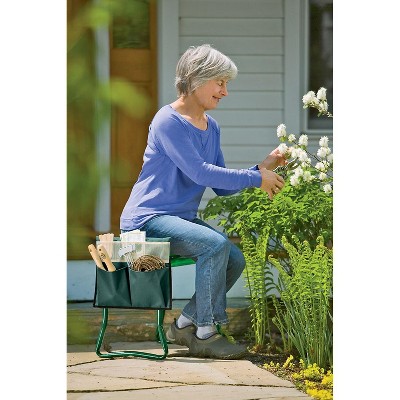 CKSN Garden Kneeling Mat and All Purpose Folding Padded Kneeler Potting Seat 