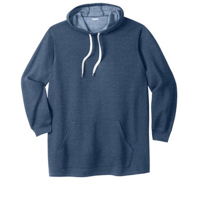 KingSize Men's Big & Tall Fleece Longer-Length Pullover Hoodie