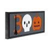 Stupell Industries Boo Halloween Fun Typography Floating Frame Canvas Art - 2 of 4