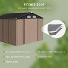8'x10' Outdoor Storage Shed, Large Garden Shed, with Slooping Roof and 4 Vents - 4 of 4